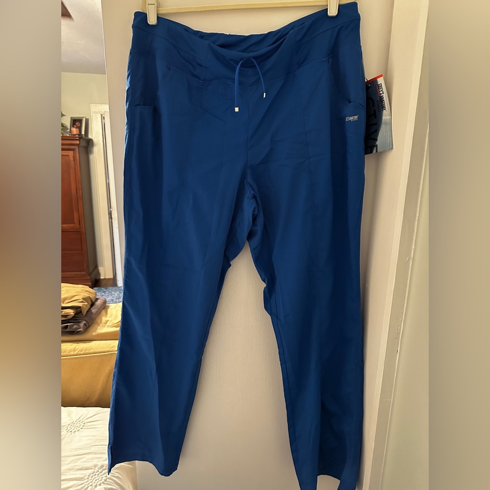 NWT Barco Grey’s Anatomy 2XL scrub pants, royal blue